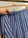 10676 Arkada Nakış İşleme Detaylı Kimono Pantolon Takım-Saks
