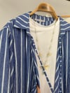 10676 Arkada Nakış İşleme Detaylı Kimono Pantolon Takım-Saks