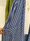 10676 Arkada Nakış İşleme Detaylı Kimono Pantolon Takım-Saks