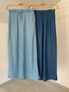 1105 Beli Lastikli Denim Pantolon-İndigo