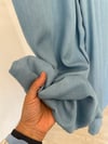 1105 Beli Lastikli Denim Pantolon-Mavi