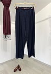 11207 Kemerli Pilili Pantolon-Laci