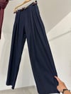 11207 Kemerli Pilili Pantolon-Laci
