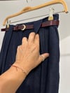 11207 Kemerli Pilili Pantolon-Laci