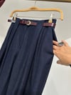 11207 Kemerli Pilili Pantolon-Laci
