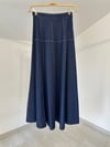 12045 Yüksek Bel Denim Etek-K.Kot