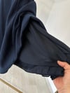 12063 Beli Lastikli Pamuklu Etek-Laci