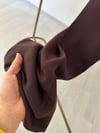 1312 Yüksek Bel Bol Paça Pantolon-Kahve