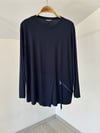 13520 Fermuarlı Tunik-Lacivert