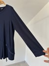 13520 Fermuarlı Tunik-Lacivert