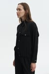14001 Cepli Bomber Ceket-Siyah
