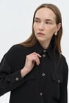 14001 Cepli Bomber Ceket-Siyah