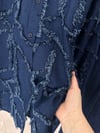 14514 Yakada Taş İşlemeli Denim Gömlek-K.Kot