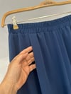 152 Beli Lastikli Pantolon Etek-İndigo