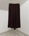 152 Beli Lastikli Pantolon Etek-Kahve