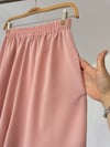 152 Beli Lastikli Pantolon Etek-Pembe