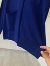 15350 Torba Cepli Dik Yakalı Kazak-Saks