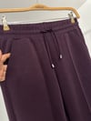 16123 Beli Bağcıklı Çımalı Pantolon-Bordo
