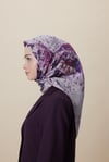 16543 Maisa Tivil İpek Eşarp-Gül Kurusu