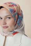 16543 Maisa Tivil İpek Eşarp-Mercan