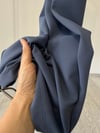 19002 Rahat Kesim Beli Büzgülü Pantolon-İndigo