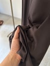19019 Elastik Bel Bol Paça Pantolon-Kahverengi