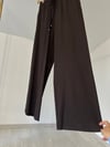 19019 Elastik Bel Bol Paça Pantolon-Kahverengi