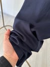 19026 Beli Lastikli Pantolon-Lacivert