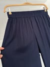 19026 Beli Lastikli Pantolon-Lacivert