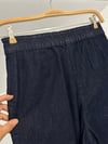 19114 Çima Dikişli Denim Pantolon-İndigo