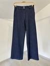 19114 Çima Dikişli Denim Pantolon-İndigo