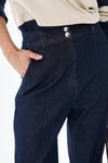 19114 Çima Dikişli Denim Pantolon-K.Kot