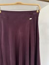 2009 Asimetrik Kesim Cupro Etek-Bordo