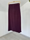 2009 Asimetrik Kesim Cupro Etek-Bordo