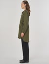 21057 Beli Büzgülü Lyocell Tunik-Haki