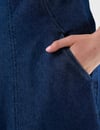 23003 Denim Salopet Elbise-İndigo