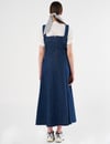23003 Denim Salopet Elbise-İndigo