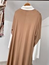 24416 Viskon Elbise-Camel