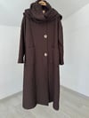 25009 Kapitone Desen  Atkılı Kap-Kahverengi