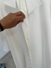 2550 Fiyonk Detaylı Elbise-Beyaz