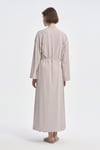 302 Yumuşak Dokulu Yırtmaçlı Kimono-Taş