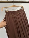 307001 Viskoz Şalvar Pantolon-Tarçın