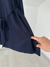 31009 Belden Bağlamalı Tunik-Lacivert