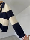 31018 Çizgili Sweatshirt-Lacivert