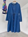 31563 Kapüşonlu Jean Kap
