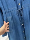 31563 Kapüşonlu Jean Kap