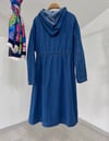 31563 Kapüşonlu Jean Kap