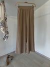 32058 Tensel Pantolonlu Takım-Bej