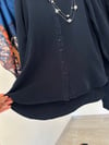 32058 Tensel Pantolonlu Takım-Lacivert