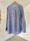 34989 Kimono Düğmeli Tunik-Mavi